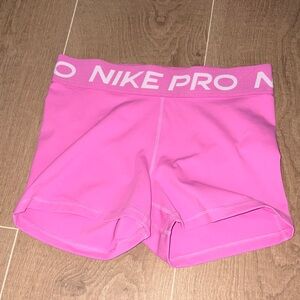 Nike Women's Vibrant Pink Athletic Shorts